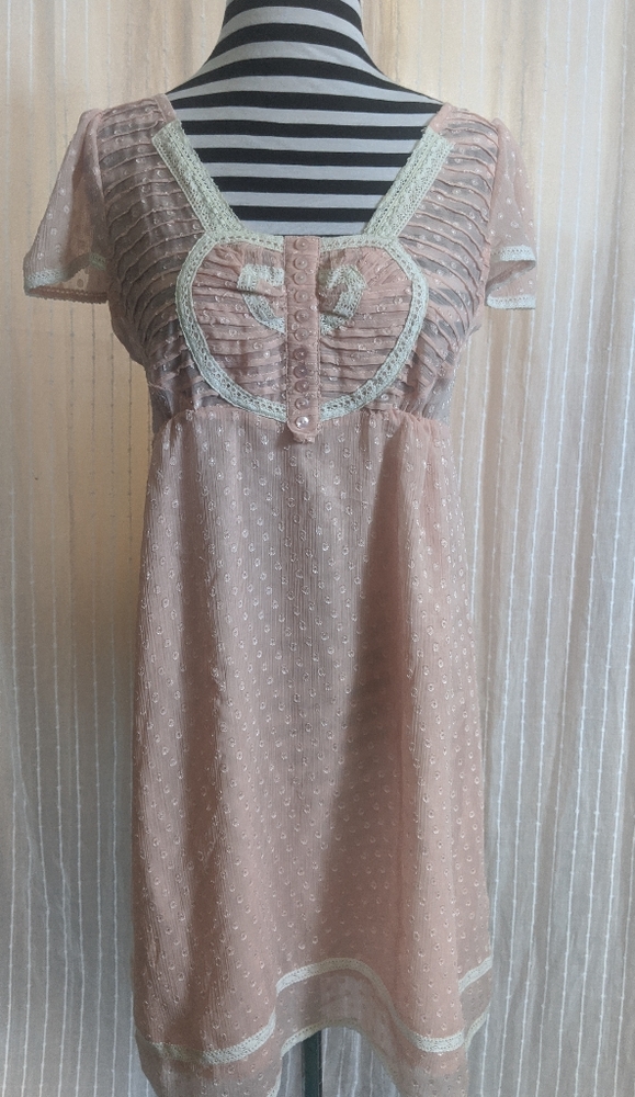 Pink Baby Doll Shirt Dress Tunic